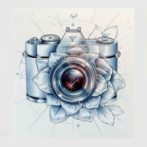 photo-session-tattoo – tattoo design ideas free ai generated – soft-curve – for-nape – Gallery: photography-inkby-ai