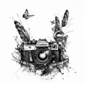 photography-hobby-tattoo – tattoo design ideas free ai generated – fine-dot – for-triceps – Gallery: photography-inkby-ai