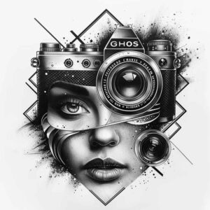 reportage-photography-tattoo – tattoo design ideas free ai generated – pinprick – for-side – Gallery: photography-inkby-ai
