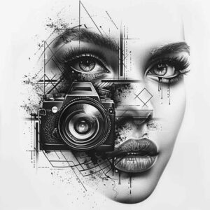 shaded-photo-tattoo – tattoo design ideas free ai generated – discreet-ink – for-lower-chest – Gallery: photography-inkby-ai