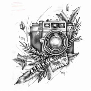 sports-photography-tattoo – tattoo design ideas free ai generated – precise – for-lower-back – Gallery: photography-inkby-ai