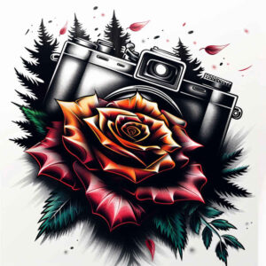 sports-photography-tattoo – tattoo design ideas free ai generated – symbolic – for-upper-back – Gallery: photography-inkby-ai