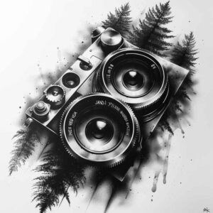 street-photography-tattoo – tattoo design ideas free ai generated – discreet – for-back-shoulder – Gallery: photography-inkby-ai