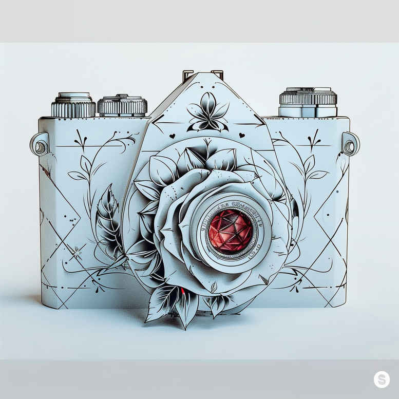 studio-photo-tattoo – tattoo design ideas free ai generated – gentle-angle – for-upper-chest – Gallery: photography-inkby-ai
