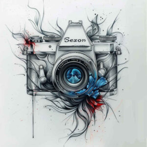 symbolic-photography-tattoo – tattoo design ideas free ai generated – open-space – for-outer-arm – Gallery: photography-inkby-ai