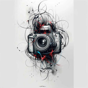 symmetrical-photography-tattoo – tattoo design ideas free ai generated – basic – for-upper-thigh – Gallery: photography-inkby-ai