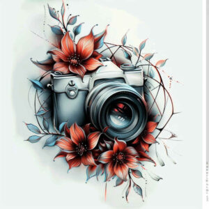 photography tattoo design ideas diminutive colors symbolising strength