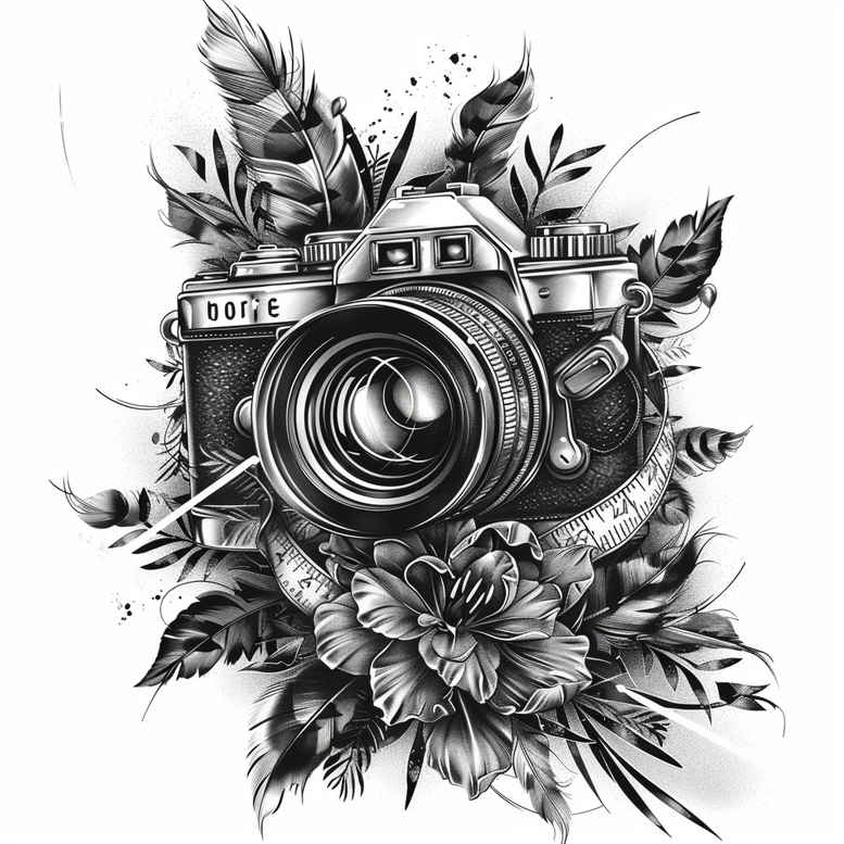 photography tattoo design ideas whisper line detail endurance and power