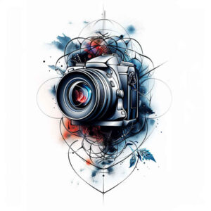 photography tattoo design ideas discreet framing for upper chest