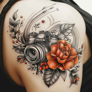 photography tattoo design ideas lightweight light represents perseverance