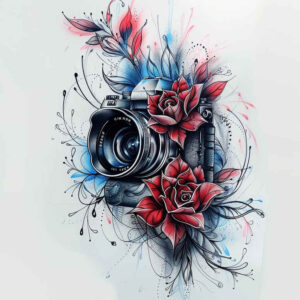 photography tattoo design ideas monochrome light stands for perseverance