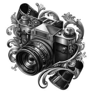 photography tattoo design ideas few strokes moment for palm
