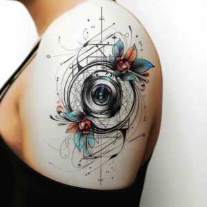 photography tattoo design ideas clean shape naturalness for upper thigh