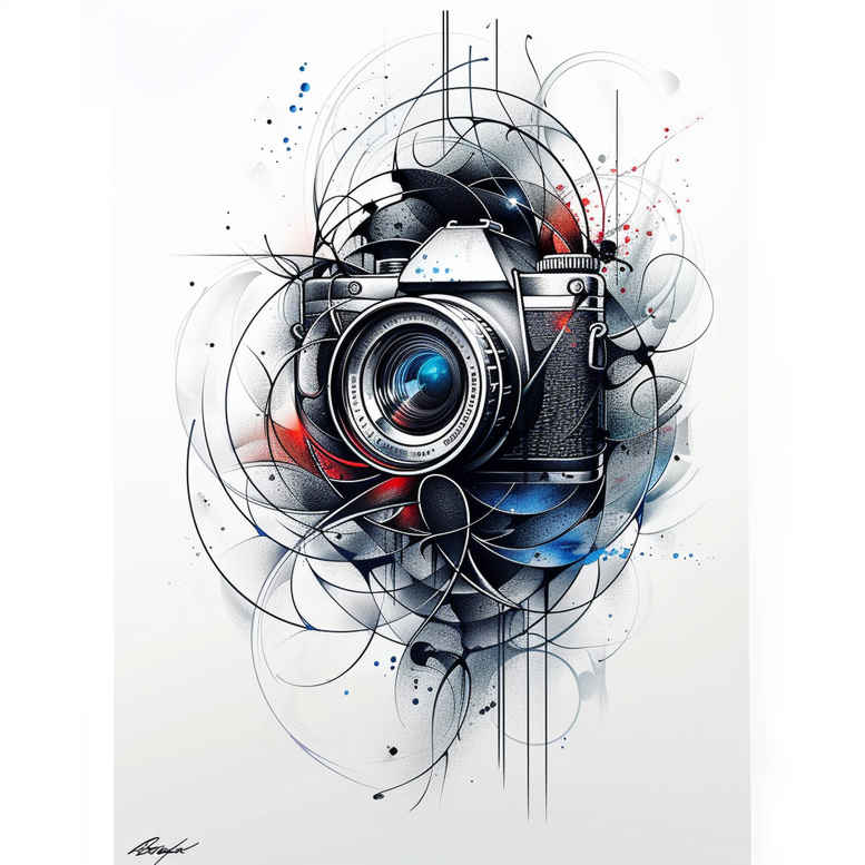 photography tattoo design ideas simple icon naturalness symbol of resilience