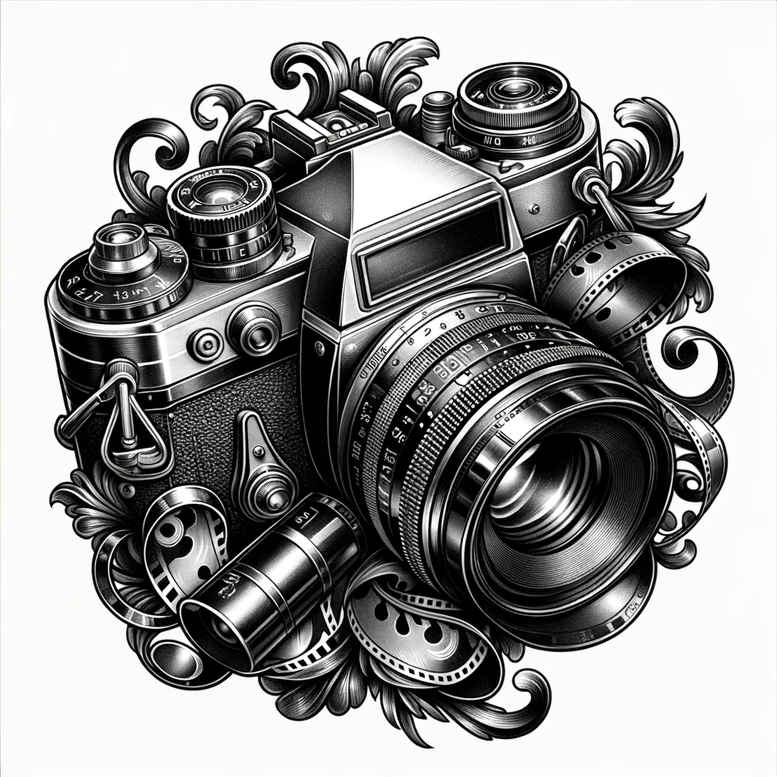 photography tattoo design ideas unembellished photography stands for perseverance