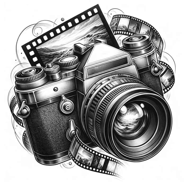 photography tattoo design ideas petite realism for lower leg