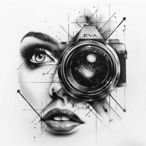 photography tattoo design ideas delicate realism for temple