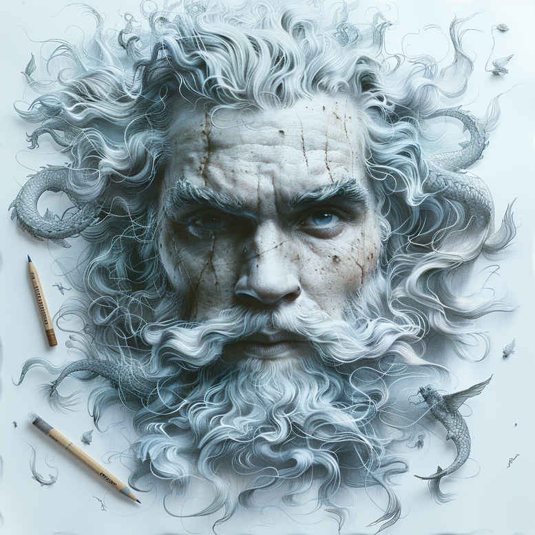 deep-water-god-tattoo – tattoo design ideas free ai generated – mystic-darkness – for-side – Gallery: poseidon-inkby-ai