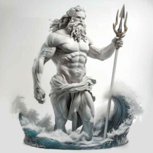 mythical-god-tattoo – tattoo design ideas free ai generated – cursed – for-palm – Gallery: poseidon-inkby-ai