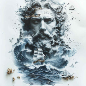 power-symbol-tattoo – tattoo design ideas free ai generated – murky – for-upper-shoulder – Gallery: poseidon-inkby-ai