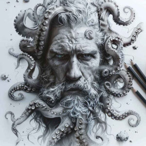 sea-god-tattoo – tattoo design ideas free ai generated – sacrifice – for-hip – Gallery: poseidon-inkby-ai