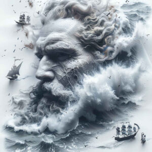 storm-lightning-god-tattoo – tattoo design ideas free ai generated – torment – for-biceps – Gallery: poseidon-inkby-ai