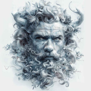 poseidon tattoo design ideas Surrealism fantasy-inspired ocean force stands for strength