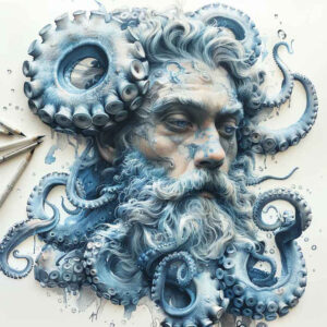 poseidon tattoo design ideas unreal light ruler of depths meaning strength