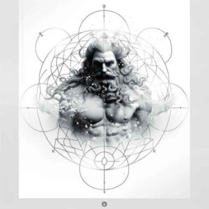 tempest-god-tattoo – tattoo design ideas free ai generated – macabre – for-ribs – Gallery: poseidon-inkby-ai