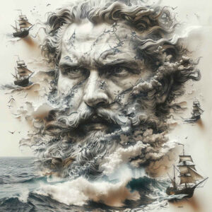 wave-motif-tattoo – tattoo design ideas free ai generated – mystic-darkness – for-wrist – Gallery: poseidon-inkby-ai