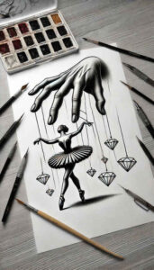 puppets-with-fine-line-neotraditional-bright-color-for-upper-chest – tattoo design ideas free ai generated – Gallery: puppets-inkby-ai