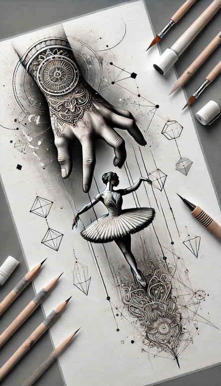 puppets-with-colors-realism-high-resolution-tattoo-for-side – tattoo design ideas free ai generated – Gallery: puppets-inkby-ai