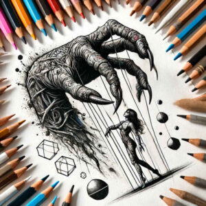 for-women-surrealism-phantasmagoric-for-upper-back – tattoo design ideas free ai generated – Gallery: puppets-inkby-ai