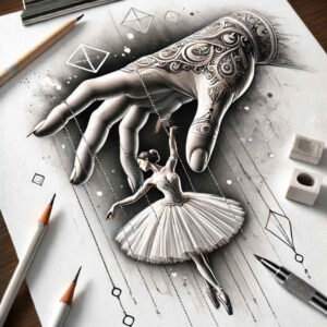 puppets-with-theatrical-motif-surrealism-morphic-transformation-for-foot – tattoo design ideas free ai generated – Gallery: puppets-inkby-ai