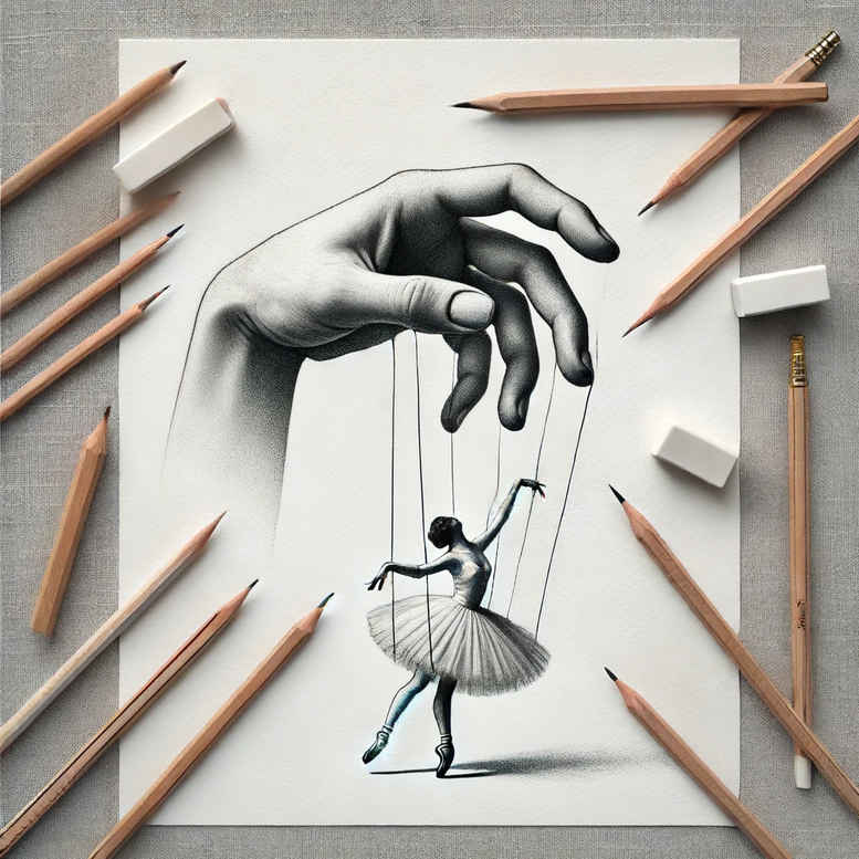 puppets tattoo design ideas Realism precise anatomy performance symbolising perseverance