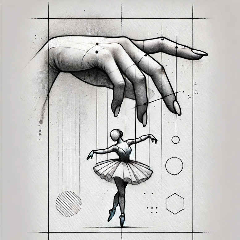 puppets tattoo design ideas monochrome puppet show stands for determination