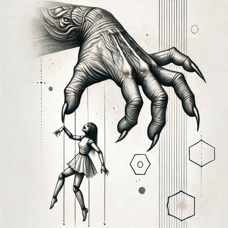 puppets tattoo design ideas classic shading puppet strings for outer arm