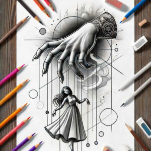 puppets tattoo design ideas soft-focus stylized control for knee
