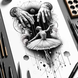 theatrical-puppets-neotraditional-expressive-color-for-upper-chest – tattoo design ideas free ai generated – Gallery: puppets-inkby-ai