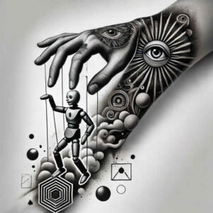 puppet-theater-realism-smooth-complexion-for-sternum – tattoo design ideas free ai generated – Gallery: puppets-inkby-ai