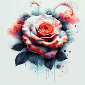 artistic-rose-tattoo – tattoo design ideas free ai generated – dainty – for-hip – Gallery: roses-inkby-ai