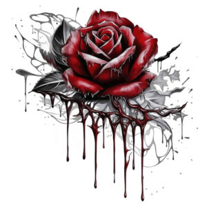 artistic-rose-tattoo – tattoo design ideas free ai generated – tiny-motif – for-stomach – Gallery: roses-inkby-ai