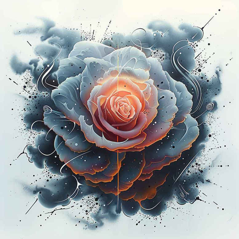 artistic-rose-tattoo – tattoo design ideas free ai generated – ultra-thin – for-triceps – Gallery: roses-inkby-ai
