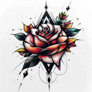 delicate-rose-tattoo – tattoo design ideas free ai generated – petite – for-lower-arm – Gallery: roses-inkby-ai