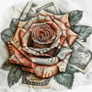 delicate-rose-tattoo – tattoo design ideas free ai generated – point-minimal – for-side – Gallery: roses-inkby-ai