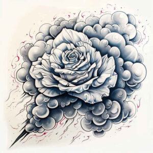 detailed-rose-tattoo – tattoo design ideas free ai generated – clean-shape – for-chest – Gallery: roses-inkby-ai