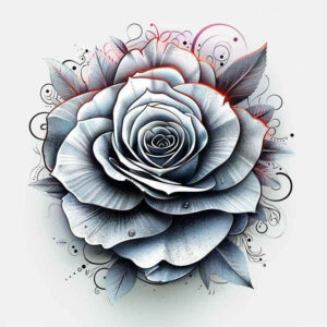 detailed-rose-tattoo – tattoo design ideas free ai generated – delicate – for-lower-back – Gallery: roses-inkby-ai