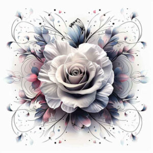detailed-rose-tattoo – tattoo design ideas free ai generated – micro-art – for-foot – Gallery: roses-inkby-ai