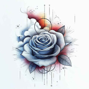 detailed-rose-tattoo – tattoo design ideas free ai generated – subtle-motif – for-calf – Gallery: roses-inkby-ai