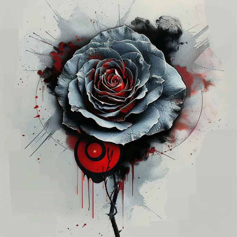 detailed-rose-tattoo – tattoo design ideas free ai generated – symbol-mark – for-arm – Gallery: roses-inkby-ai